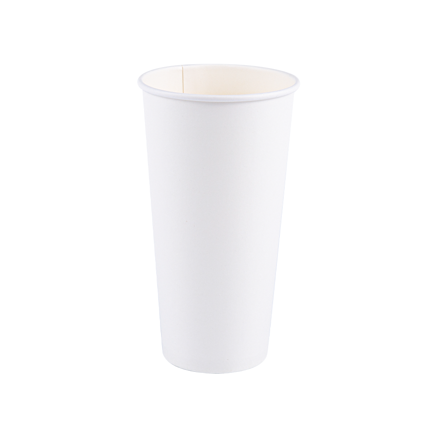 16oz (500 ml) biologisch abbaubarer einwandiger Pappbecher aus PLA