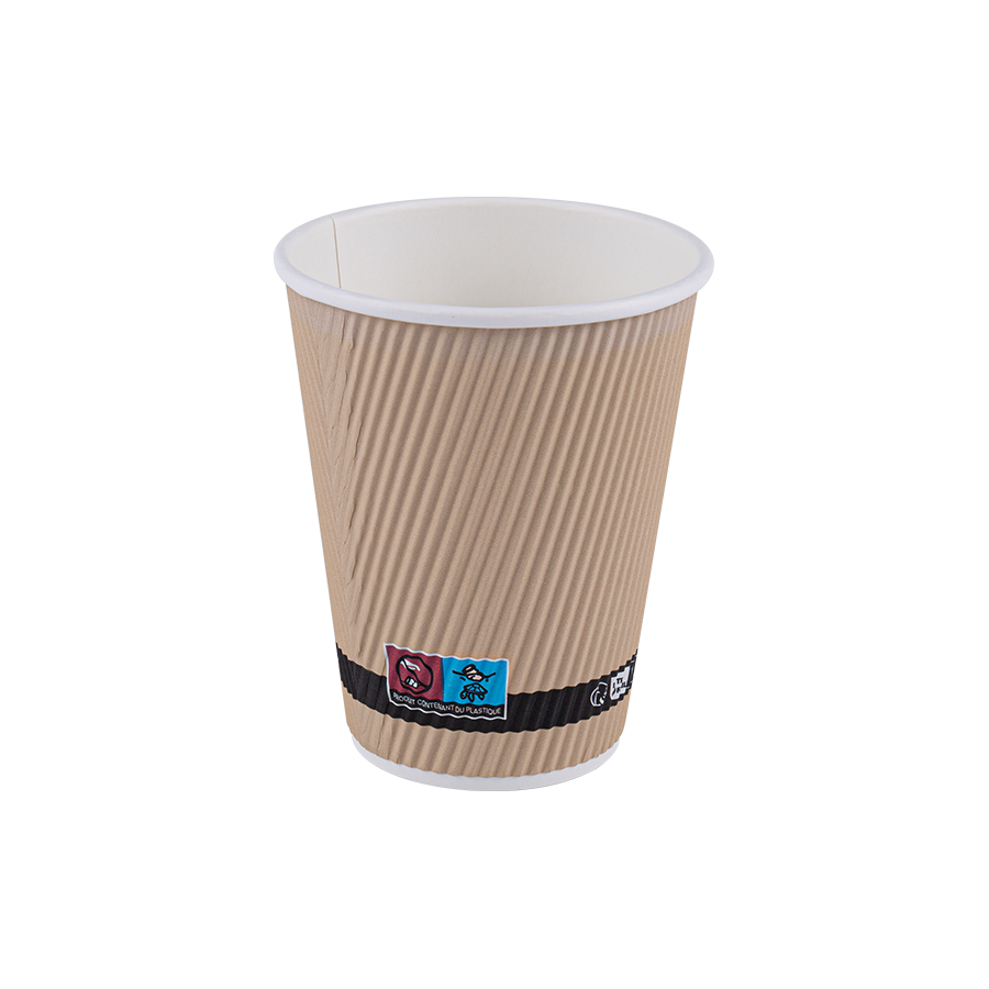 4oz Ripple Wall Pappbecher